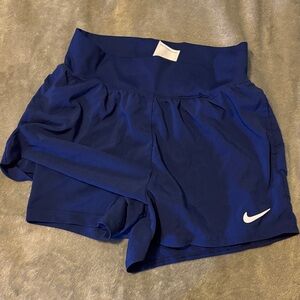 Nike Women's Deep Blue Athletic Shorts
